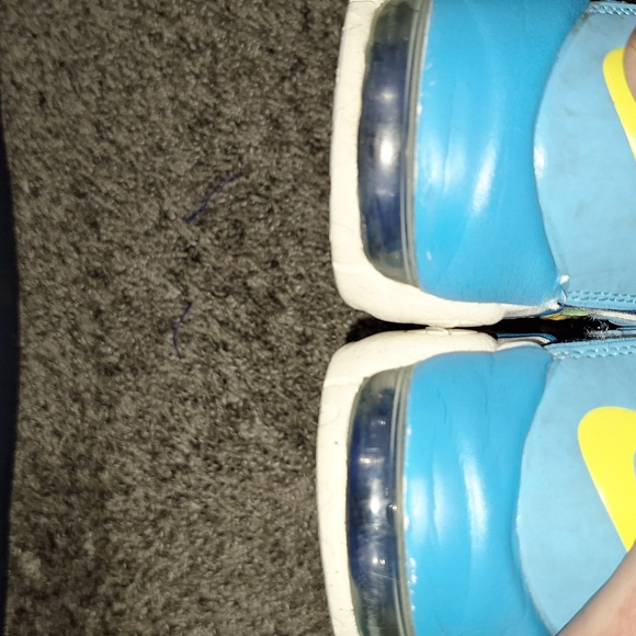 Nike "Air More Up Tempo Kaleidescope" basketball slip-on sneakers - 1 ½ - Picture 7 of 9